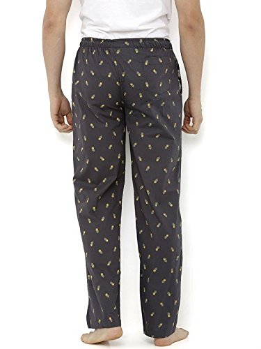 nick&jess mens multi printed 100% cotton pyjama bottoms (steal deal-pack of 2)