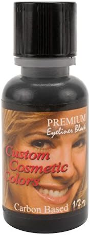 Color Permanent Makeup Ink Black .5 Ounces