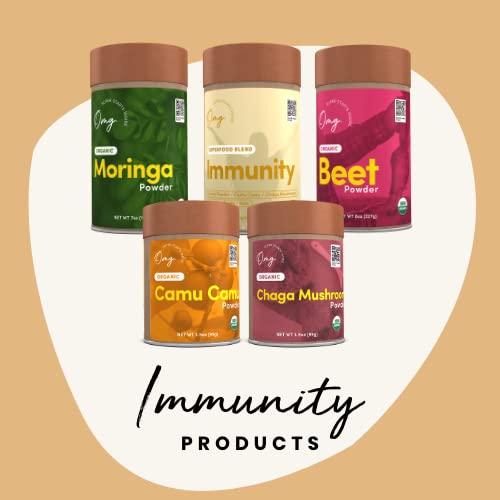 OMG! Superfoods Organic Chaga Mushroom Powder 100% Pure, USDA