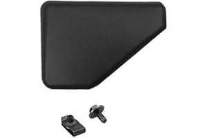 MACHSWON Passenger Side Step Rear Cap 3pcs FL3Z-16A455-BA Black RH - Rear Right Rear Running Board End Cap, Compatible with F