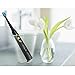 Electric Toothbrush Rechargeable Sonic Toothbrush for Adults, 3 Modes 4 Hours Fast Charge for 30 Days' Use, Built-in Timer, Waterproof Black