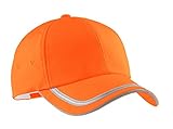 Port Authority Men's Enhanced Visibility Cap OSFA Safety Orange/ Reflective