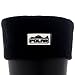 Womens Thermal Fleece Welly Wellington Boot Warm Cosy Soft Wellie Socks - Black - US-L