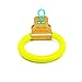 LaRoo Dog Frisbee Toy Flying Ring Pets Flying Disc Dog Chew Toys Non-Toxic Fitness Ring for Dogs