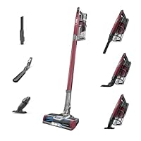 Shark Cordless Vacuum Cleaner, HEPA Filter, Lightweight, Portable, Rechargeable, Pet Hair Pickup, Removable Handheld, Crevice, Upholstery & Dusting Brush Included, 40-min runtime, Red, IZ362H