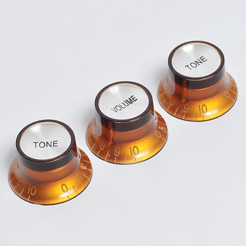 2 Sets Guitar Volume Tone Control Knob Top Hat Speed Control Knobs for Fender Replacement