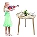 Adoy Music Sheet Stand, Book Reading Stand, Portable, Foldable and Adjustable Holder for Reading, Cook Book，Document With Foldable Legs - Beige Blue (silver)