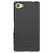 AMZER Pudding Soft Gel TPU Skin Case for Sony Xperia Z5 Compact - Retail Packaging - Black