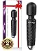 Mumu Sugar Wand Massager Powerful, Cordless Rechargeable Wand Massager with 8 Powerful Speeds and 20 Modes Electric Waterproof Personal Massager Wand for Back Neck Shoulder Legs
