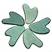 Jovivi Gua Sha Massage Tools, 2 Pcs Rose Quartz Green Aventurine Guasha Board for Face & Body, Natural Crystal Stone Gua Sha Facial Tool, Face Massager for Traditional Acupuncture Therapy