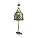 Raza Vintage Buddha Statue Pattern Bell Blessing Feng Shui Wind Chime for Good Luck Fortune Home Car Crafts Hanging Decoration Gift