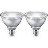 Philips LED Classic Glass Dimmable PAR30S 40-Degree Spot Light Bulb: 850-Lumen, 3000-Kelvin, 10-Watt (75-Watt Equivalent), E26 Base, Bright White, 2-Pack