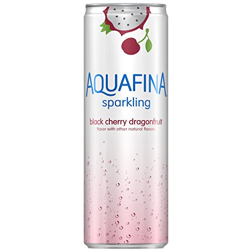 Aquafina Sparkling Water, Black Cherry Dragonfruit,12ounce cans ( Pack of 12)