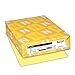 Exact® Vellum Bristol Card Stock, Canary, Letter (8.5