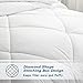 INGALIK All-Season Bed Comforter Best Soft Down Alternative Quilted Comforter - Winter Warm - Machine Washable (White, King 90 x 102 inches)