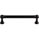 Top Knobs Kara 5 1/16" CTC Cabinet Bar Pull Flat Black TK803BLK