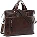 BACCINI real leather laptop bag LEANDRO large business office work school shoulder bag 15 inch satchel briefcase 15.6