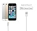 Apple MFI Certified, Liger® Apple Certified Lightning to USB Sync & Charge Cable Made for iPhone 6, 6S, 6 plus (3.4 Feet), for iPad (5th Generation) (White)