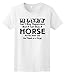 Money Can't Buy Happiness But It Can Buy a Horse Ladies T-Shirt