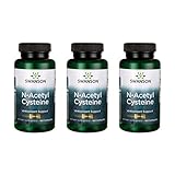 NAC N-acetyl Cysteine 600mg 3 Bottles of 100 Caps Total of 300 Caps by Swanson