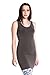 m. rena Sleeveless Rayon Dress (Dark Grey)