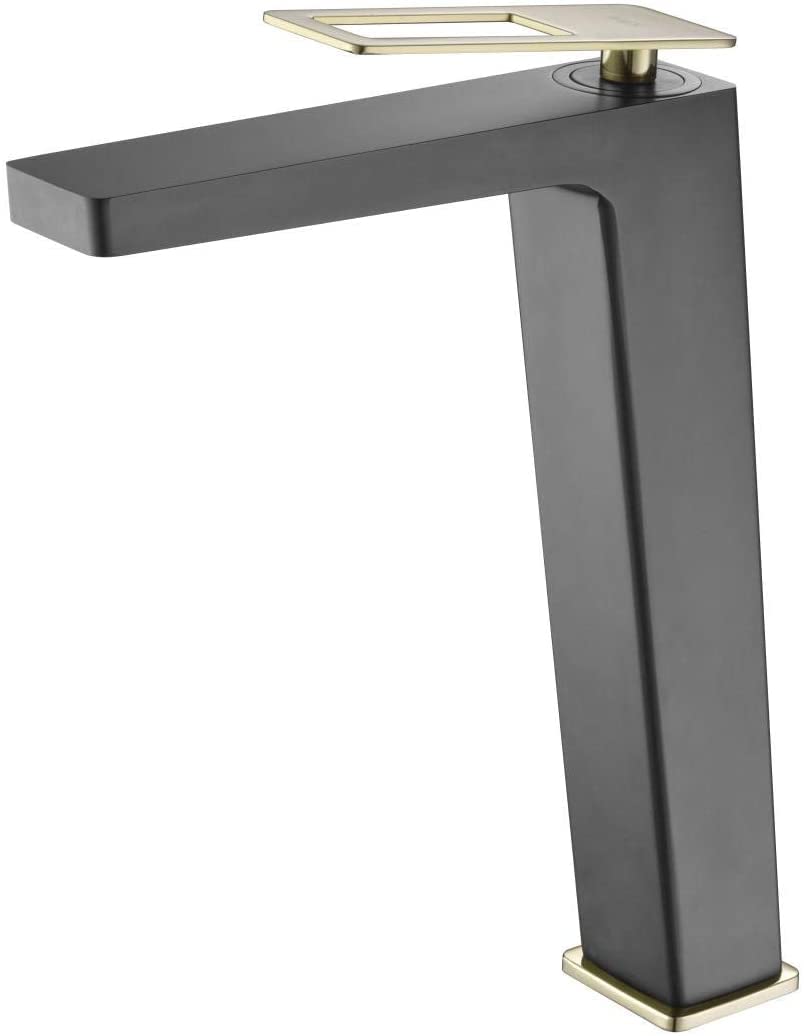 IMEX BDC032-3NGOLD BDC032-3NGOLD Single Lever Basin Mixer Tap with High Spout High Spout Bathroom Taps