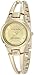 Anne Klein Women's 10/9816CHGB Gold-Tone Bangle Watch
