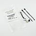 Whirlpool W10258275 Bimetal Fuse for Dishwasher, Black and White