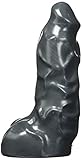 Doc Johnson American Bombshell - War Daddy - Vac-U-Lock and F Machine Compatible Dildo - Gunmetal Grey