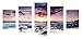 SuperDecor DIY 5D Diamond Painting Kits Full Drill Diamond Embroidery Sunset Over The Sea by Number Kits for Adults and Kids Home Walls Decor