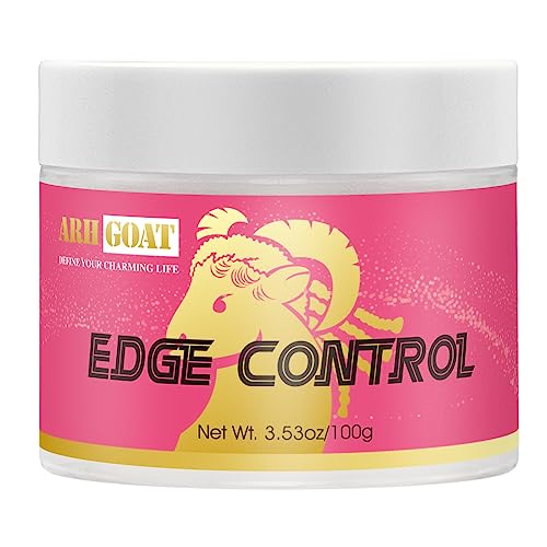 ARHGOAT Edge Control Wax for Women Non Flaking Strong Hold Long Lasting Perfect Edge Smoother Edge Tamer with Aloe Vera 3.53 Ounces