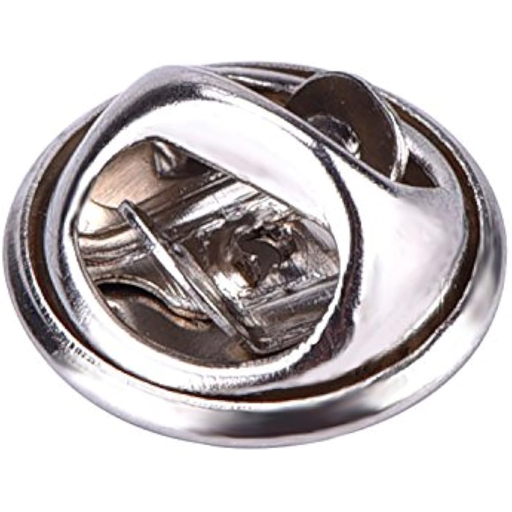 50 Pieces Brass Butterfly Clutch Badge Insignia Clutches Pin Backs