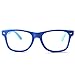 Gudzws Kids Blue Light Blocking Glasses Rectangle Digital Boys Girl Age for 5-12 (Blue)