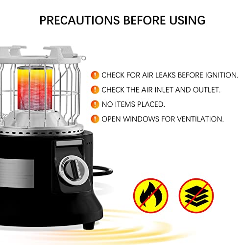 AKUSAKO Propane Camping Heater Indoor Propane Heater Gas Heater Camping