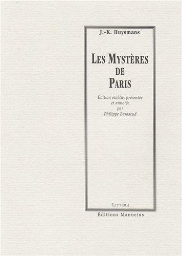 Les  mystères de Paris