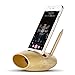 Wood Phone Dock Stand, Beeiee Wood Cell Phone Dock Stand Holder Charge Dock for Apple iPhone 8, iPhone X, iPhone 7 7Plus,Samsung S7 S7 Edge,Huawei P10