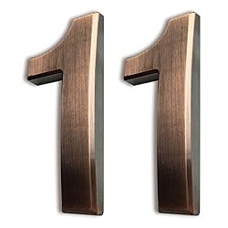 HopeWan 4in Mailbox Numbers #1, Self Adhesive House
