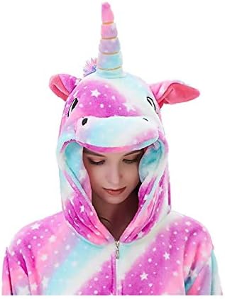 Fleece Onesie Pajamas for Women Adult Cartoon Animal Halloween Christmas Cosplay Onepiece Costume