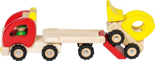 goki 55963 - LKW Tieflader mit Radlader – Bild 3
