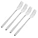 Purefold Korean Stainless Steel Dinner Forks, Hollow-handle, Set of 4