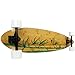 Krown Krex 2 Bamboo Pintail Complete Longboard, 9x43-Inch