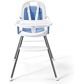 Cadeira de Alimentação Berry 3 em 1 Azul Multikids Baby - BB323