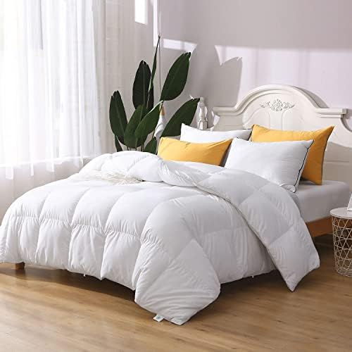 BPC Luxurious Goose Feathers Down Comforter Queen Size, Brushed