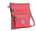 Govc Simple Lightweight Multi-pocket Waterproof Nylon Casual Shoulder Crossbody Bags Zipper Handbags