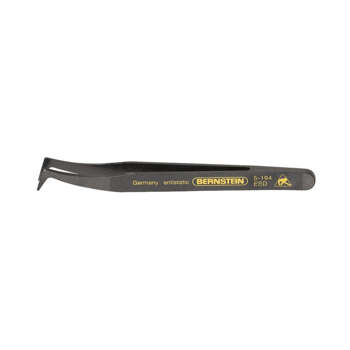 Bernstein 5-194 Plastic Forceps 120 mm Angled Points Conductive