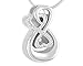 Casket Etcetera Love You Infinity Cremation Urn Necklace