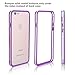 Costyle 10pcs/lot 10 Colors Clear Slim Bumper Cover Skin Case w/Metal Buttons Compatible iPhone 6 iPhone 6S 4.7 Inch-Black White Pink Purple Orange Yellow Blue Deep Blue Red Rose