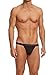 Papi Men's 3-Pack Premium Fashion Cotton Active Stretch Thong