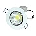 Pack of 10,Pocketman 5.5W 550 lumens 3.4 Inch LED COB Energy Saving Recessed Ceiling Downlight kit With LED Driver(Warm White,2800K-3000K)