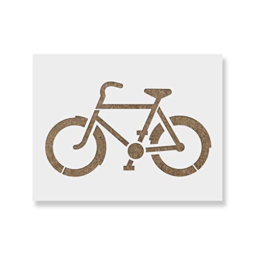 Bike Stencil Template - Reusable Stencil Made in USA